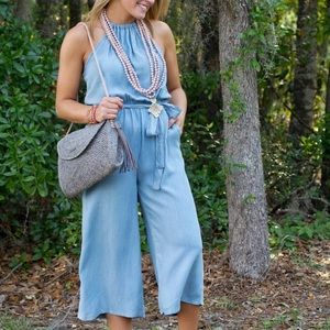 Denim jumpsuit